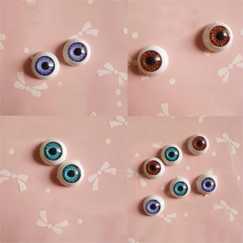1pairs/set doll eyeballs half round acrylic eyes