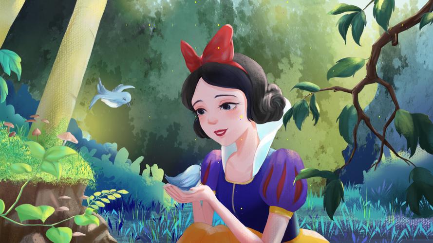 白雪公主|插画|儿童插画|wintersun磕 - 原创作品 - 站酷 (zcool)