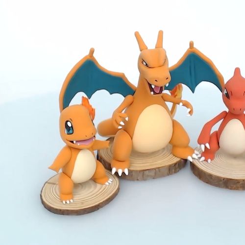 乐思陶超轻粘土|精灵宝可梦之小火龙_粘土_精灵宝可梦