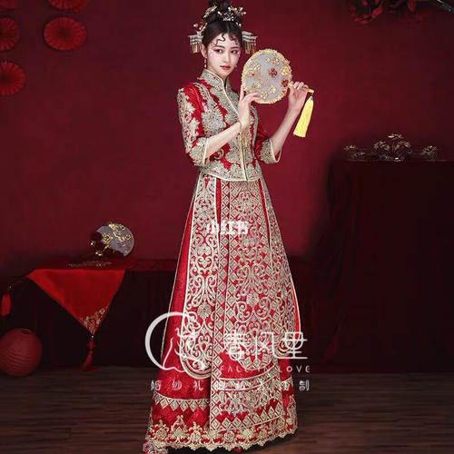 古装嫁衣 中式传统_古装_中式婚礼_新娘_我的中式婚礼_婚嫁_婚礼造型