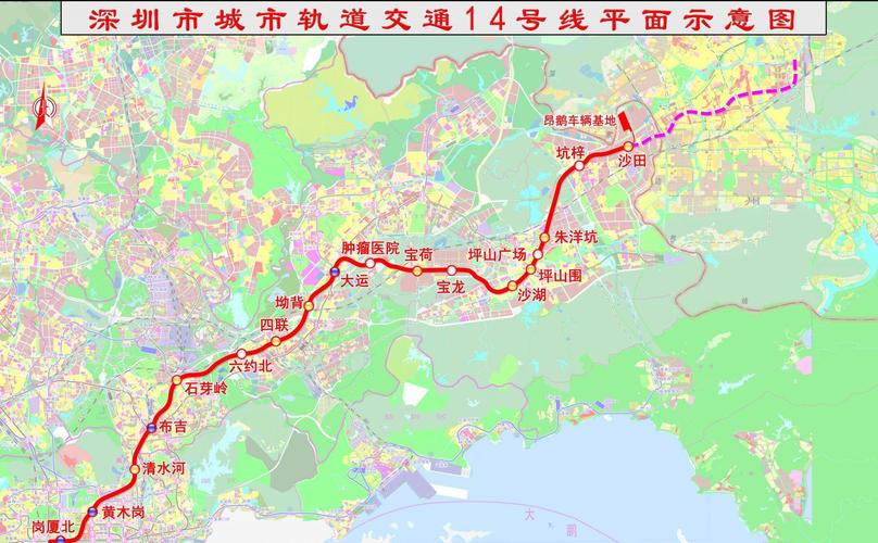 官宣:深圳地铁14号线东延伸到惠州惠阳区,纳入到轨交5