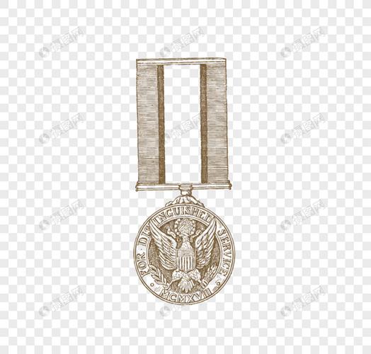 手绘奖章勋章的矢量素材