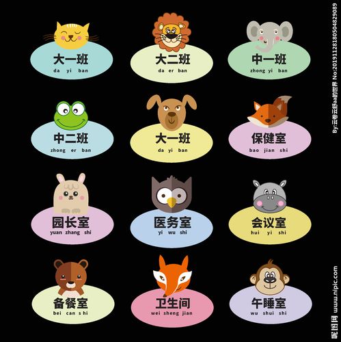幼儿园班牌