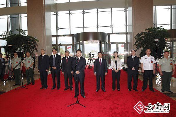 中共武警云南省边防总队第二次代表大会代表在昆明开幕