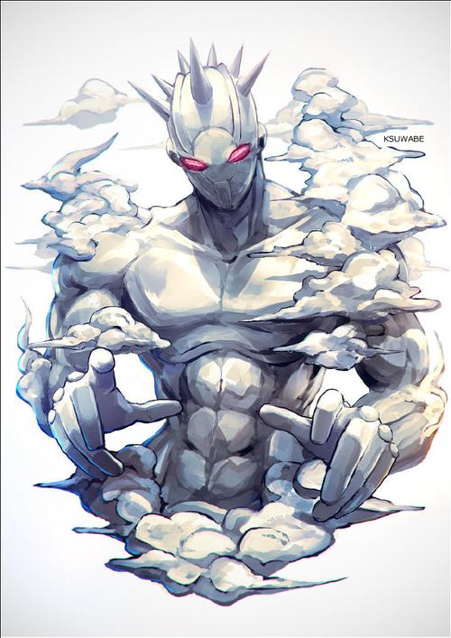 插画师「ケースワベ」绘制的《#jojo的奇妙冒险#》替身作品.