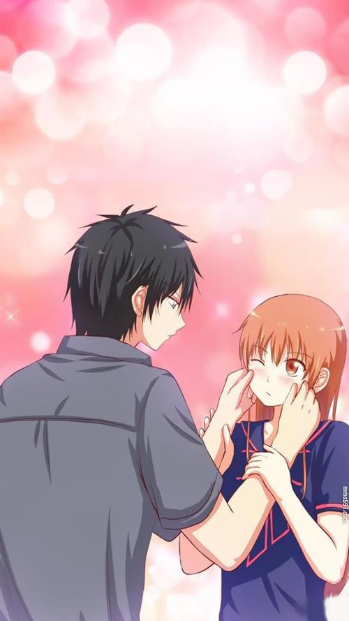 漫画初恋微甜男女主角夏彩夕和莫泽阳高清情侣图片手机壁纸(6)