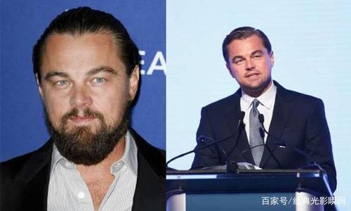 莱昂纳多·迪卡普里奥(leonardo dicaprio)留胡子前后对比.