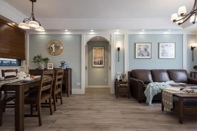 95平美式新房,没有隔断,孩子的房间可以从阳台直接穿