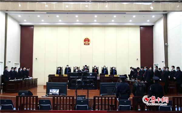 淄川法院对聂勇等24人黑社会性质组织犯罪案一审宣判