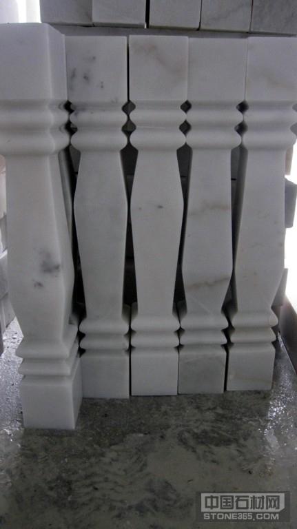 中国石材网 贺州市黄田龙发大理石厂 广西白广西汉白玉栏杆11  产品