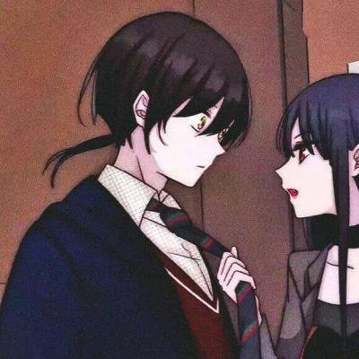 超好看二次元情侣头像 高清霸气cp情侣头像一左一右