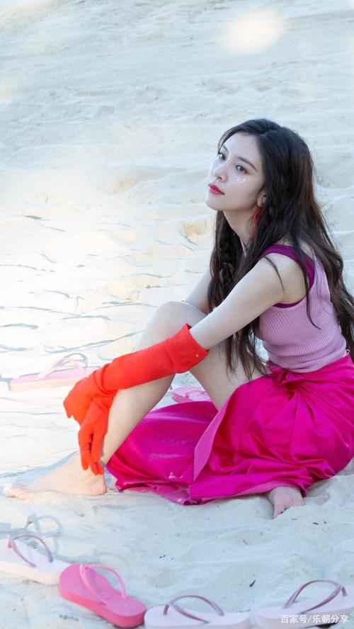 宋妍霏海边写真图集