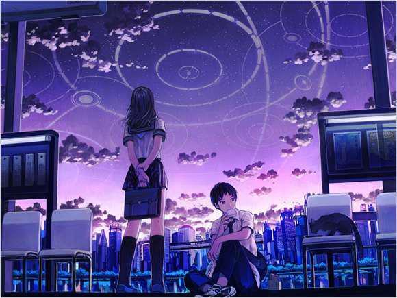 超浪漫情侣动漫图