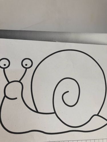 美术课《蜗牛》
