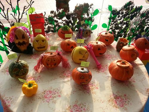 万圣节亲子手工南瓜灯——-赞