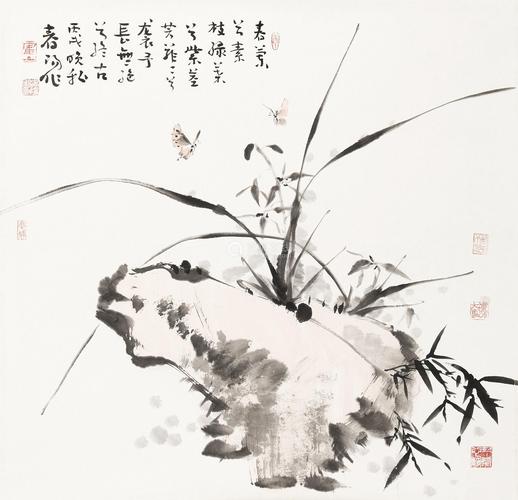 68霍春阳 春意 镜心 纸本设色  lot 0439 起拍价 cny 30,000 估价