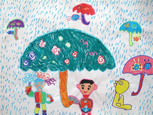 下雨了 儿童画欣赏.ppt