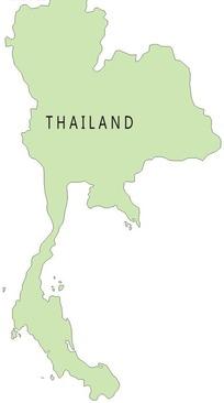 泰国 矢量地图