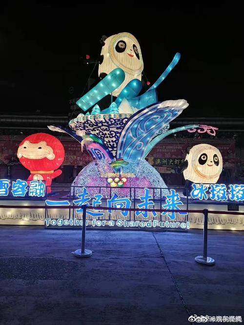 冰墩墩花灯各地分墩大赏
