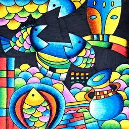 小学艺术节绘画作品-在线图片欣赏