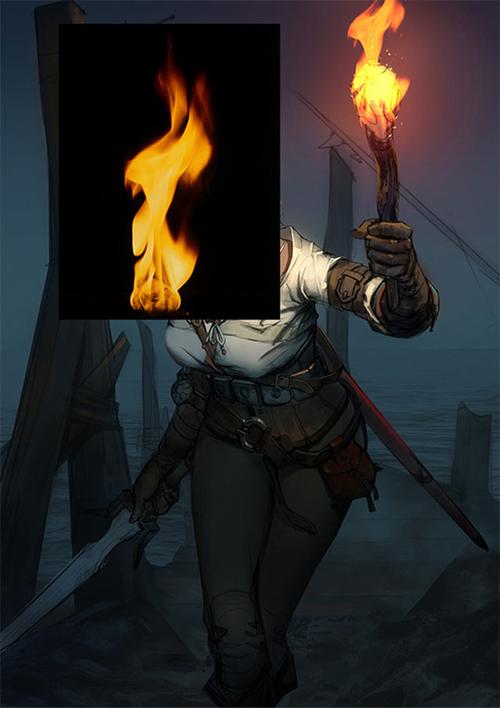 巫师3witcher3迷雾之岛ciri原画步骤