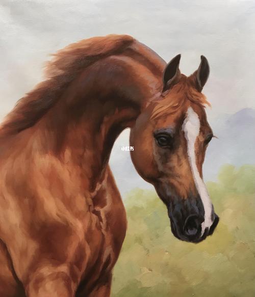 阿拉伯马绘画过程_绘画_阿拉伯_油画_绘画日常_文化