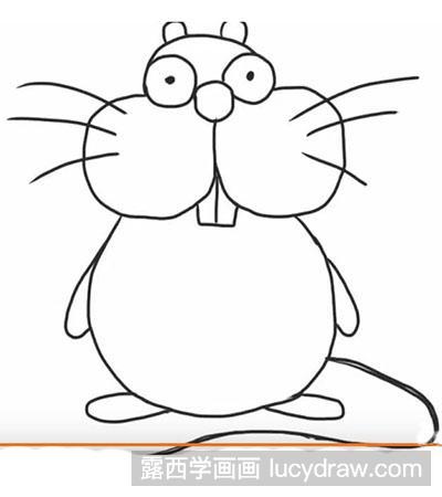 简笔画教程:教你画土拨鼠