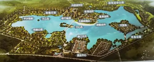 武汉西郊天屿湖万亩湖山美宅,稀缺湖山别墅,湖景房受青睐