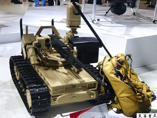 国产"锐爪1"战斗无人战车:该无人战车是由我国北方工业公司研制的一种