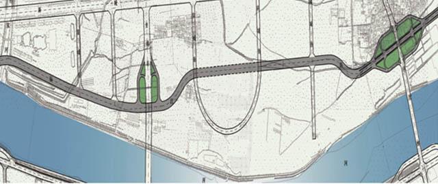 临江路东延工程规划图