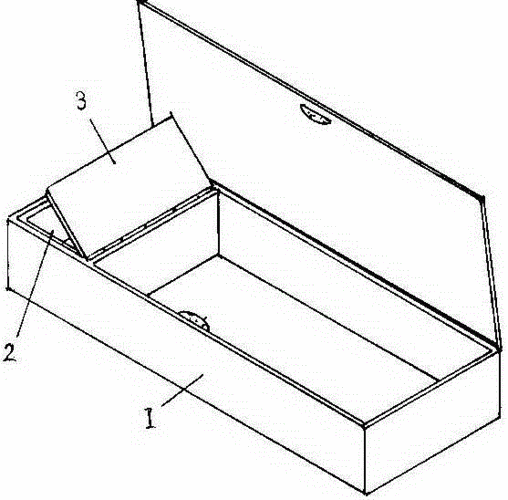 设置橡皮收纳盒的文具盒制造技术