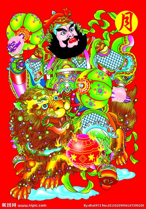 门神设计图__广告设计_广告设计_设计图库_昵图网nipic.com