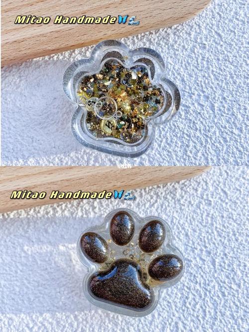 滴胶流沙猫爪 | 治愈向_治愈_滴胶_手工制作_手工_兴趣爱好_手工