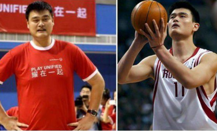 姚明18岁时珍贵视频曝光!鹤立鸡群行人侧目,苗条身材令人唏嘘