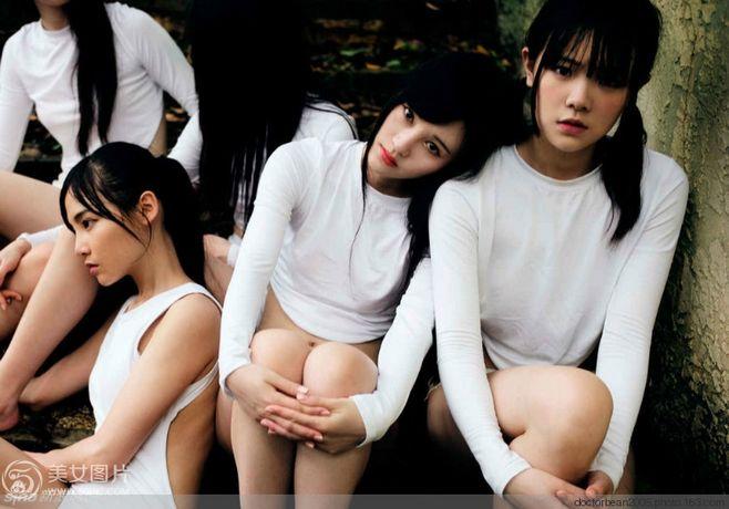 日本美少女 snh48组合《男人装》艺术摄影写真第14张图片