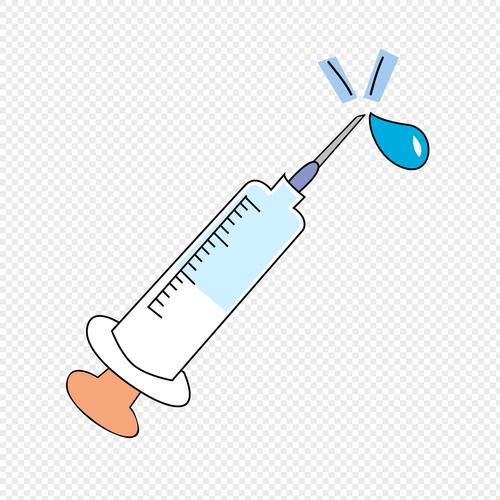 手绘注射器