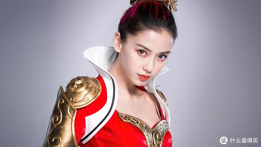 ai无损放大制作angelababy的最新女战士造型4k壁纸