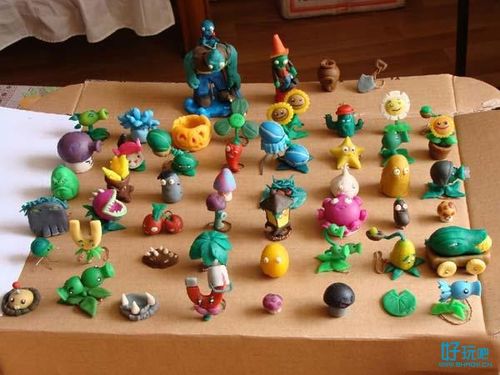 惊现橡皮泥哥,用橡皮泥捏出了整个植物大战僵尸的角色