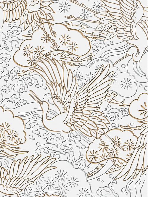 ipad画画|artset4#仿掐丝珐琅彩#线稿_线稿_绘画_artset_ipad画画