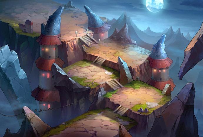 游戏场景—ps画