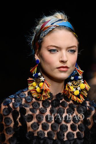 杜嘉班纳(dolce&gabbana)秀场 发带