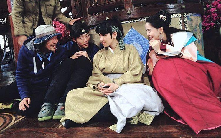 exo 边伯贤《步步惊心丽》银儿时期壁纸合照分享!