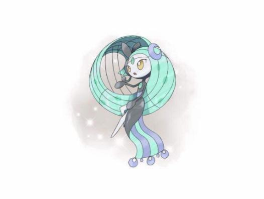 精灵宝可梦图鉴648演奏的旋律可以操纵情绪美洛耶塔