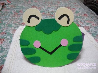 青蛙头套幼儿园手工-72kb