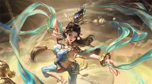 王者荣耀貂蝉遇见胡旋特效展示