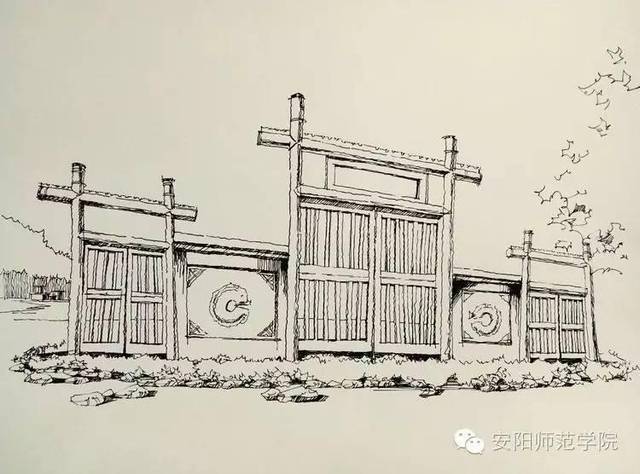 手绘版安阳,这么美你不看看吗?