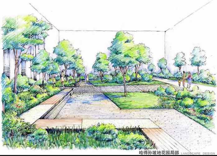 哈得孙坡地花园局部
