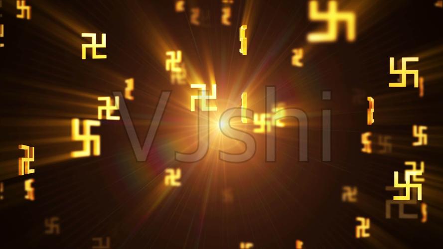 4k佛教文化卍符号前冲视频背景_4096x2304_高清视频素材下载(编号