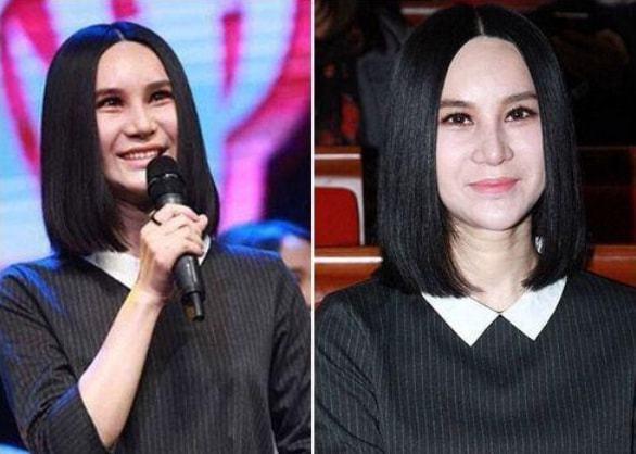 出道时的尚雯婕虽然不漂亮,但是还是有几分纯天然的秀气的,虽然算不