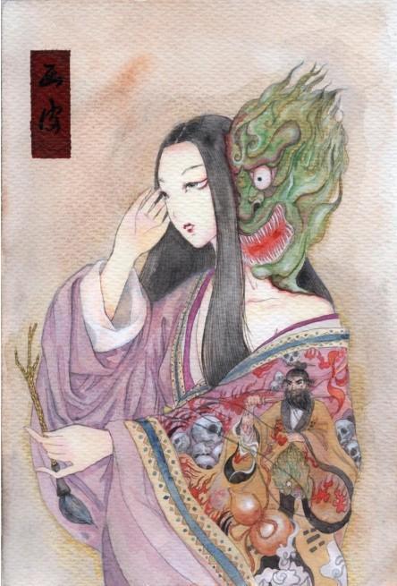 神鬼狐妖这个95后画的聊斋女鬼图你敢看吗